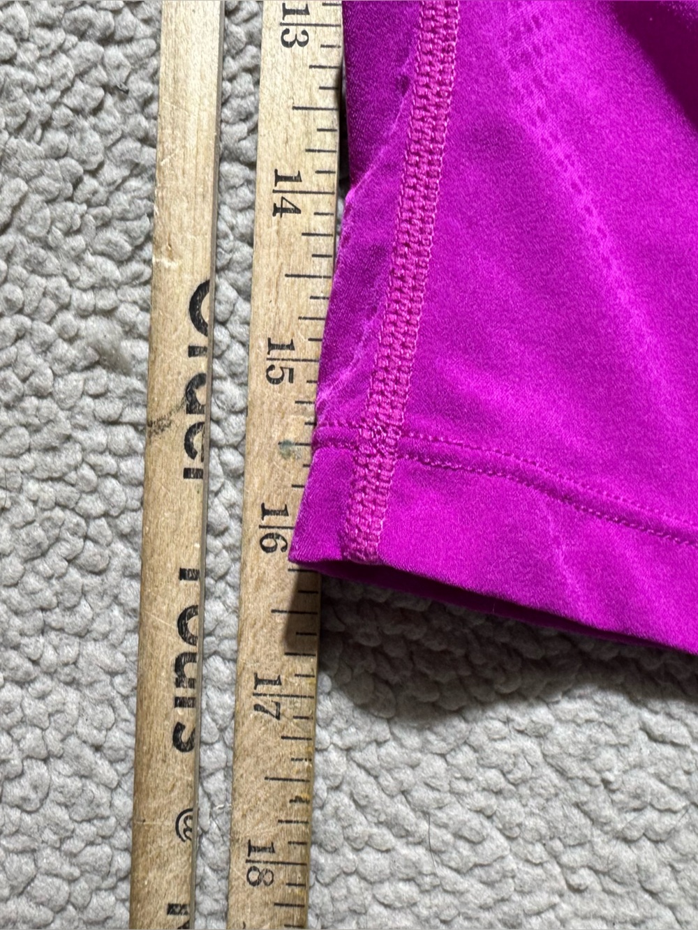 Athleta Leggings Womens Small Magenta Cropped Mid Rise Stretch Athleisure Gym - Picture 12 of 12